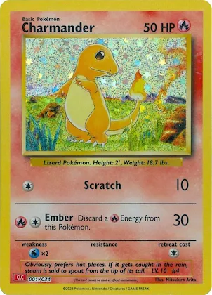 Charmander #1 – Trading Card Game Classic