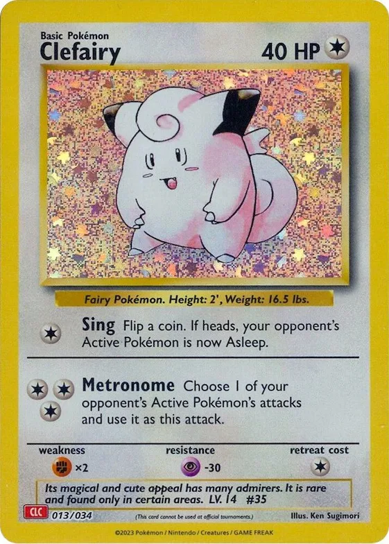 Clefairy #13 – Trading Card Game Classic