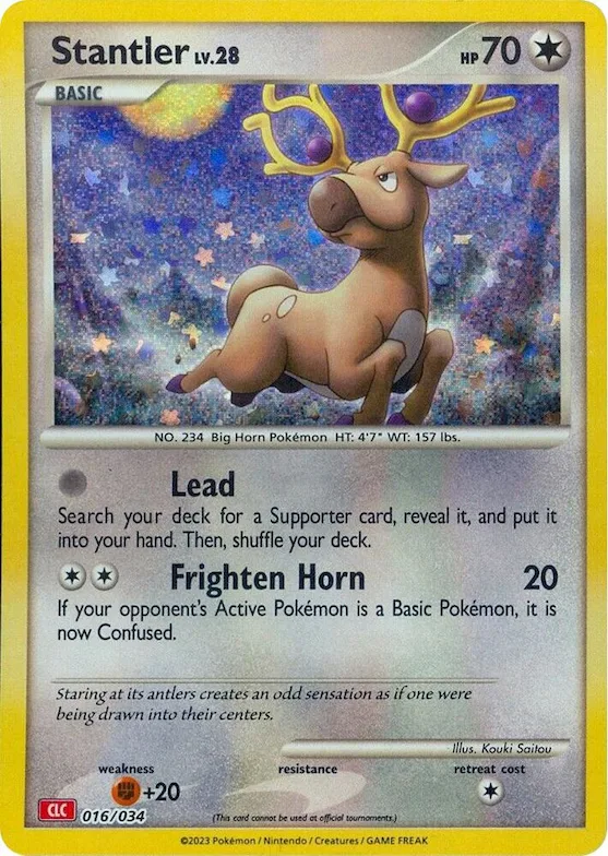Stantler #16 – Trading Card Game Classic