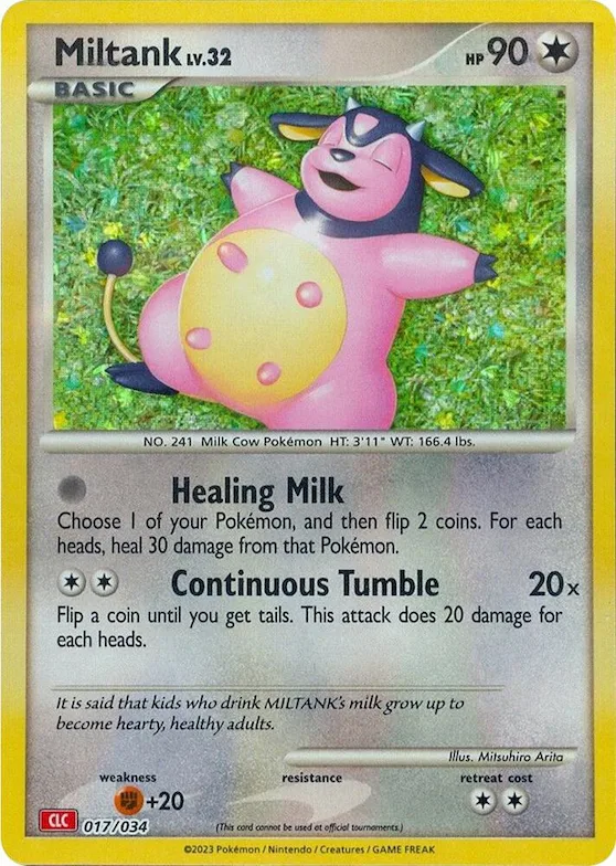 Miltank #17 – Trading Card Game Classic