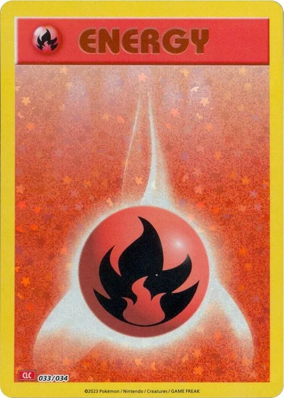 Basic Fire Energy #33 – Trading Card Game Classic