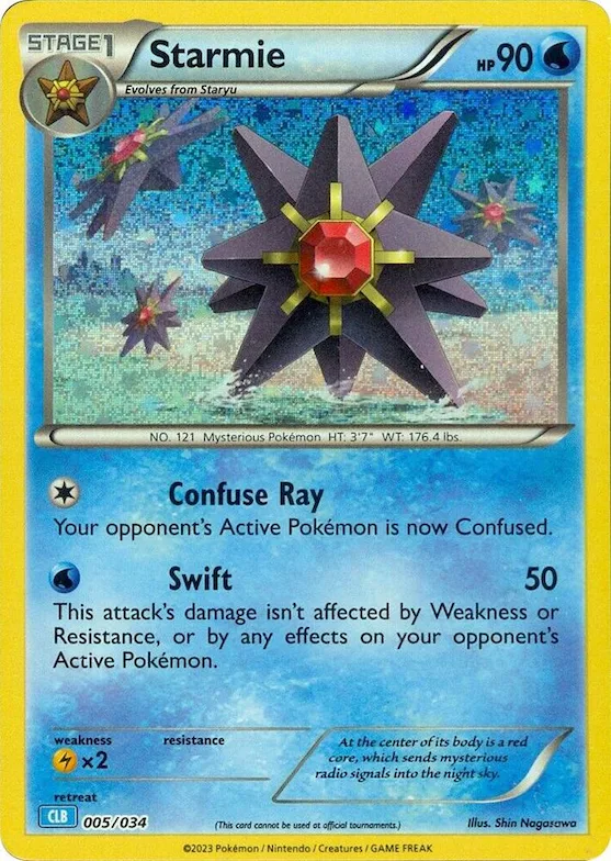 Starmie #5 – Trading Card Game Classic