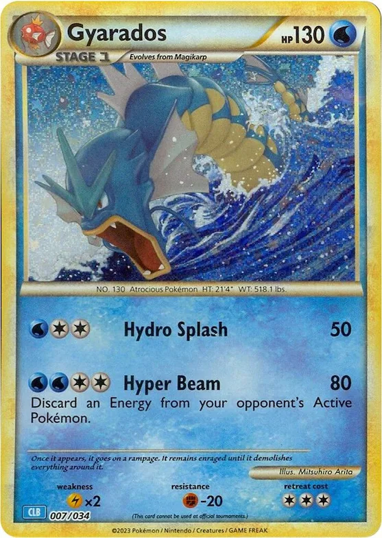 Gyarados #7 – Trading Card Game Classic