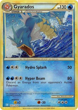 Gyarados #7 – Trading Card Game Classic