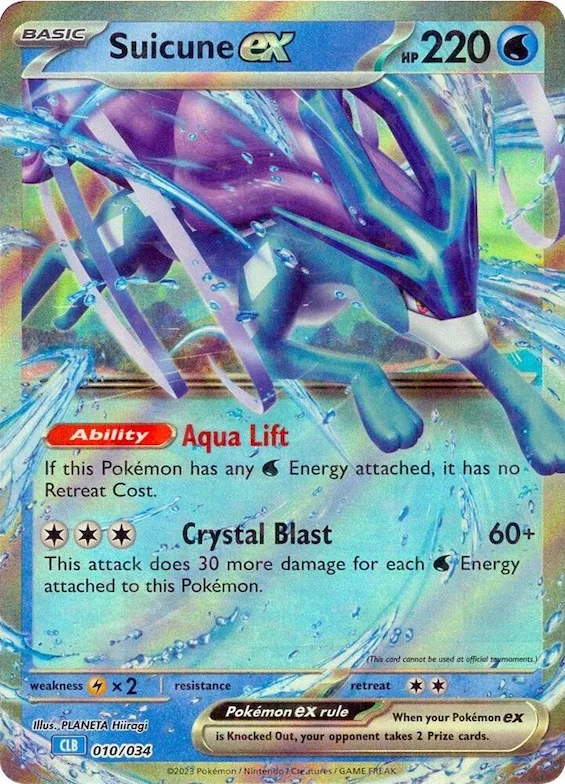 Suicune ex #10 – Trading Card Game Classic