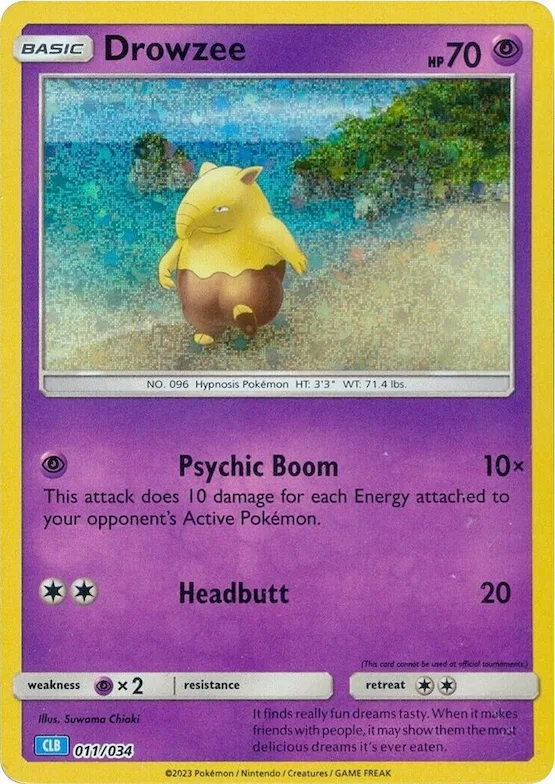 Drowzee #11 – Trading Card Game Classic