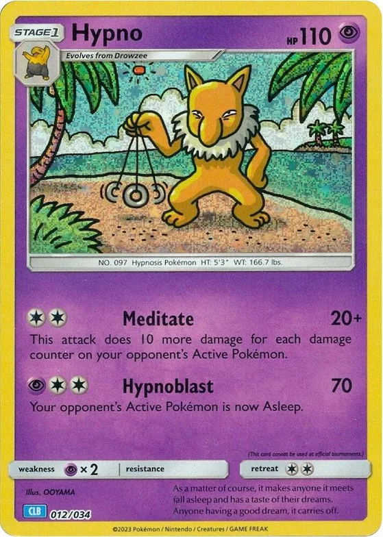 Hypno #12 – Trading Card Game Classic