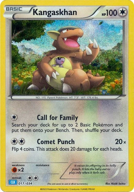 Kangaskhan #17 – Trading Card Game Classic