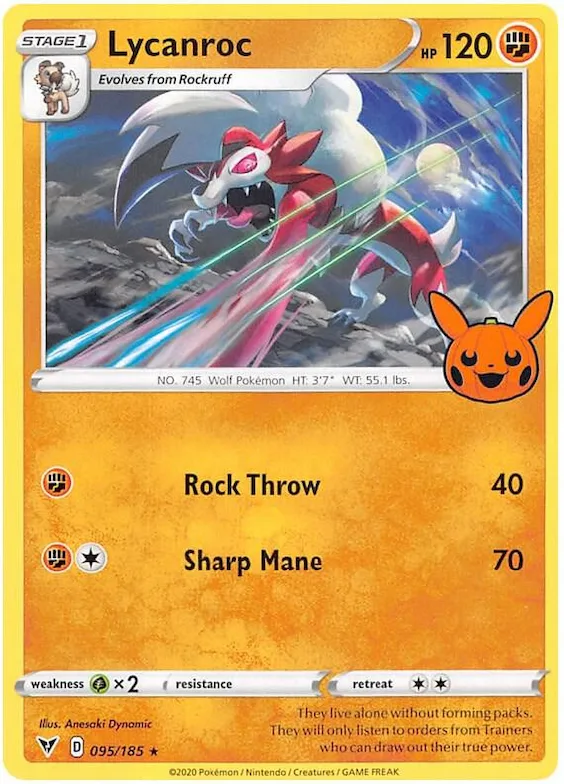 Lycanroc #95 – Trick or Trade BOOster Bundle 2023