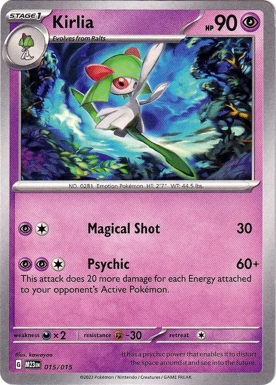 Kirlia #15 – McDonald's Promos 2023