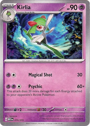 Kirlia #15 – McDonald's Promos 2023