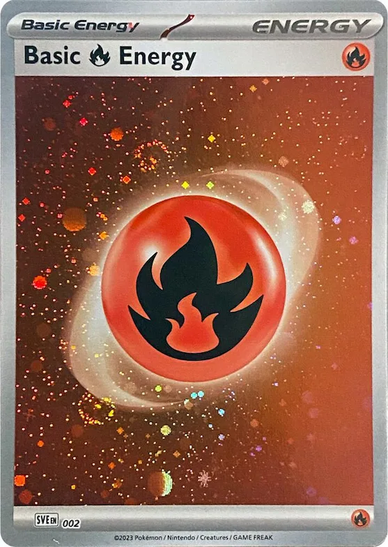 Basic Fire Energy (Cosmos Holo) #2 – Scarlet & Violet Energies