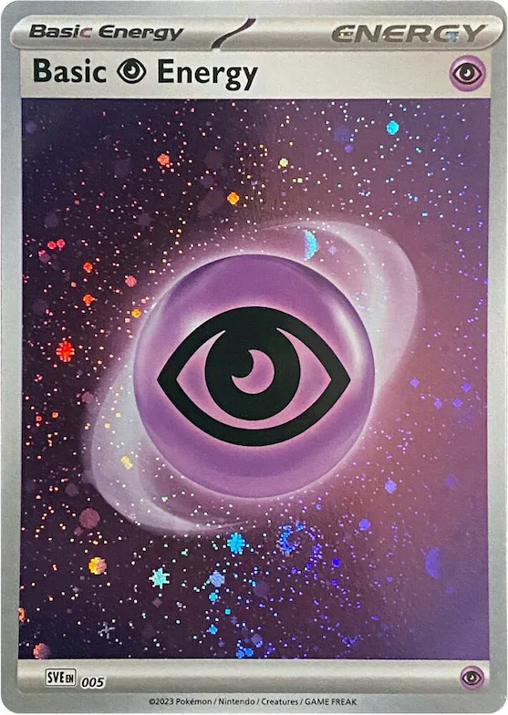 Basic Psychic Energy (Cosmos Holo) #5 – Scarlet & Violet Energies