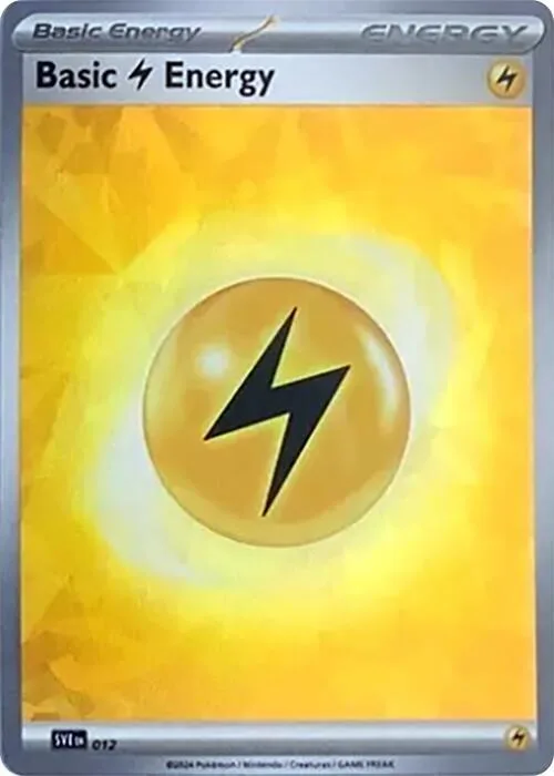 Basic Lightning Energy (Cracked Ice Holo) #12 – Scarlet & Violet Energies