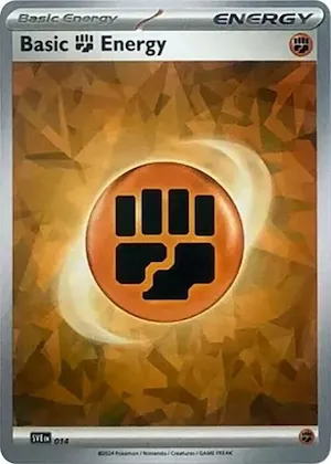 Basic Fighting Energy (Cracked Ice Holo) #14 – Scarlet & Violet Energies