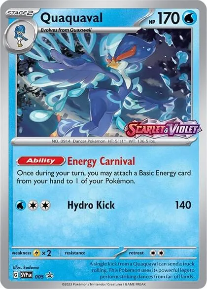 Quaquaval - 005 (Prerelease) #5 – Scarlet & Violet Promo Cards
