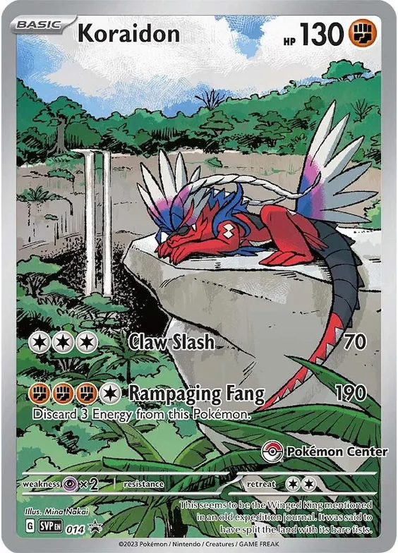 Koraidon - 014 (Pokemon Center Exclusive) #14 – Scarlet & Violet Promo Cards