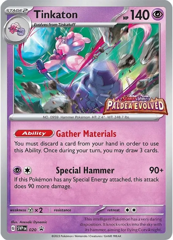 Tinkaton - 020 (Prerelease) #20 – Scarlet & Violet Promo Cards