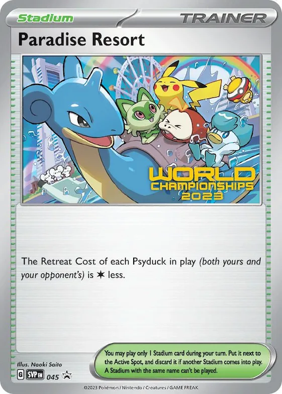 Paradise Resort - 045 (World Championships 2023) #45 – Scarlet & Violet Promo Cards