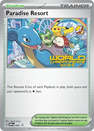 Paradise Resort - 045 (World Championships 2023) #45 – Scarlet & Violet Promo Cards