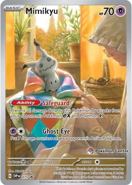 Mimikyu - 075 (Pokemon Center Exclusive) #75 – Scarlet & Violet Promo Cards