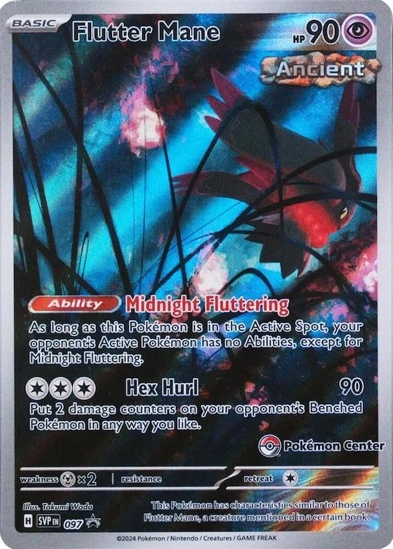 Flutter Mane - 097 (Pokemon Center) #97 – Scarlet & Violet Promo Cards