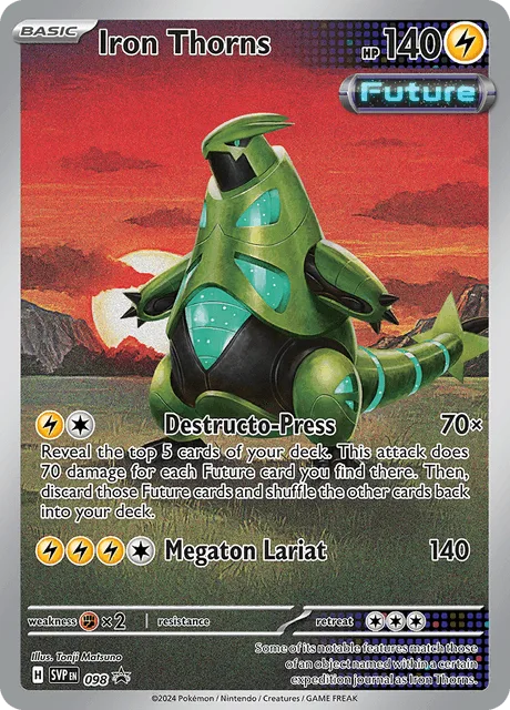 Iron Thorns - 098 (Pokemon Center) #98 – Scarlet & Violet Promo Cards