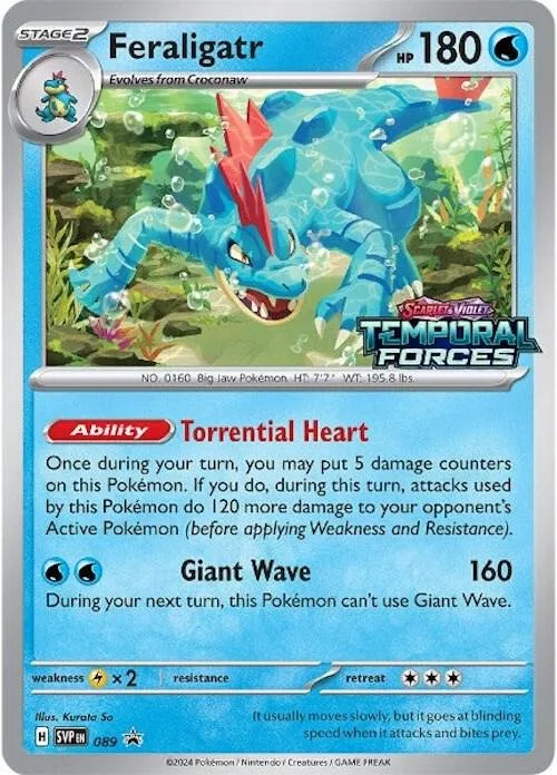 Feraligatr - 089 (Prerelease) #89 – Scarlet & Violet Promo Cards