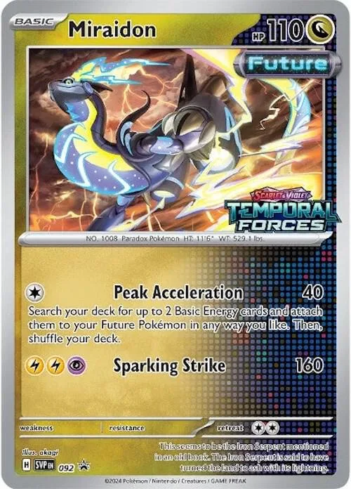 Miraidon - 092 (Prerelease) #92 – Scarlet & Violet Promo Cards