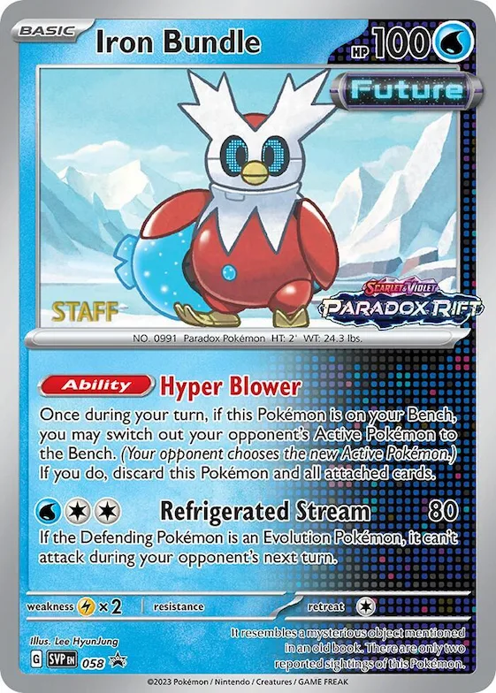 Iron Bundle - 058 (Prerelease) [Staff] #58 – Scarlet & Violet Promo Cards