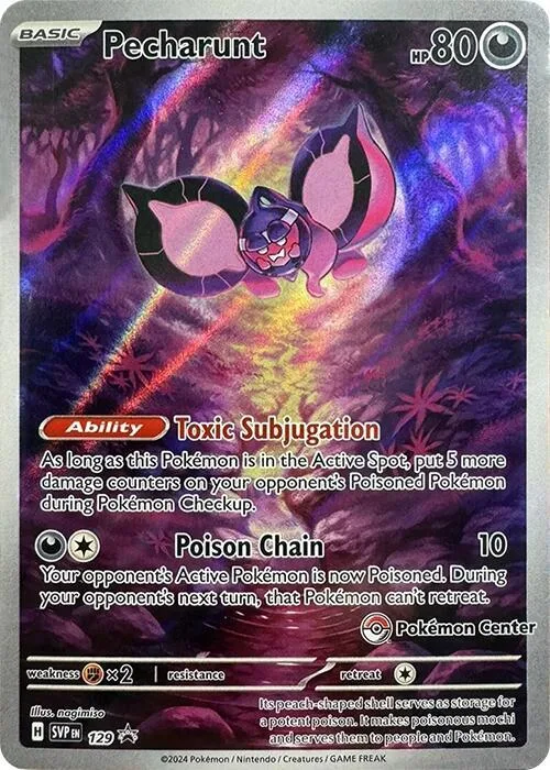 Pecharunt - 129 (Pokemon Center Exclusive) #129 – Scarlet & Violet Promo Cards