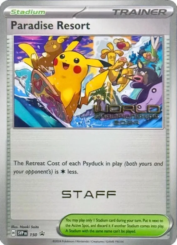 Paradise Resort - 150 (World Championships 2024) [Staff] #150 – Scarlet & Violet Promo Cards
