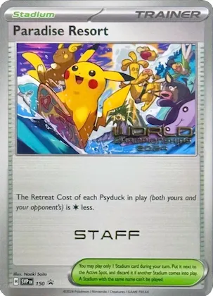 Paradise Resort - 150 (World Championships 2024) [Staff] 150 – SVP Black Star Promos