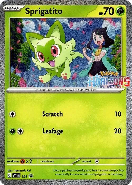 Sprigatito - 191 #191 – Scarlet & Violet Promo Cards