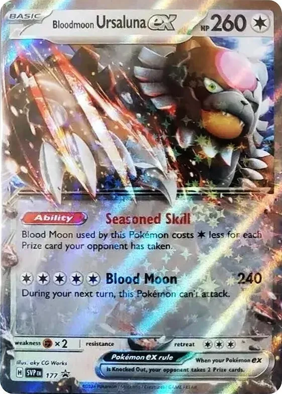 Bloodmoon Ursaluna ex - 177 #177 – Scarlet & Violet Promo Cards