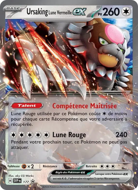 Ursaking Lune Vermeille-ex 177 – SVP Black Star Promos