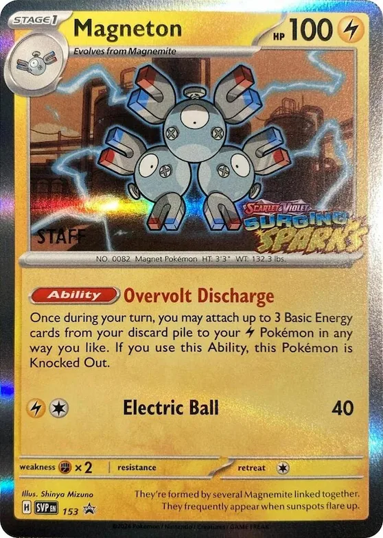 Magneton - 153 (Staff) #153 – Scarlet & Violet Promo Cards
