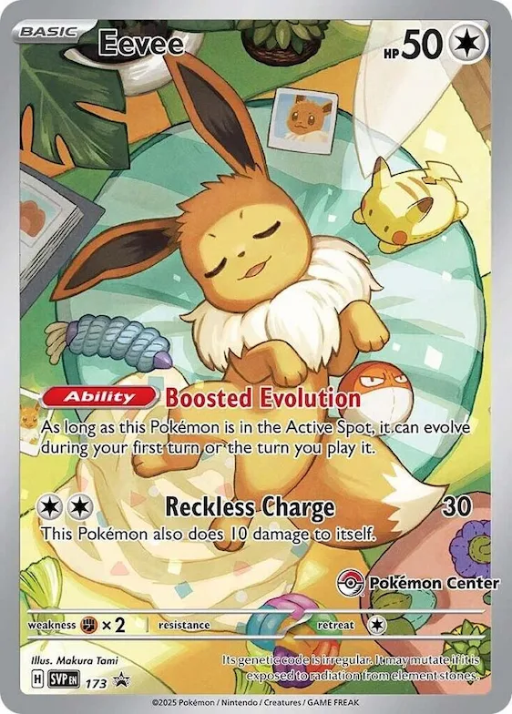 Eevee - 173 (Pokemon Center Exclusive) #173 – Scarlet & Violet Promo Cards