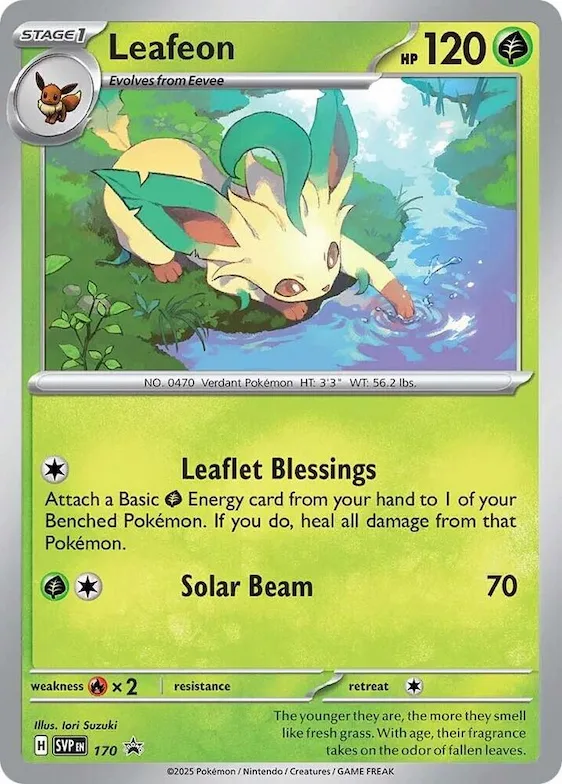 Leafeon - 170 (Cosmos Holo) #170 – Scarlet & Violet Promo Cards