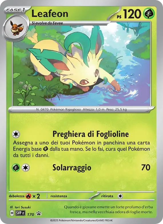 Leafeon 170 – SVP Black Star Promos