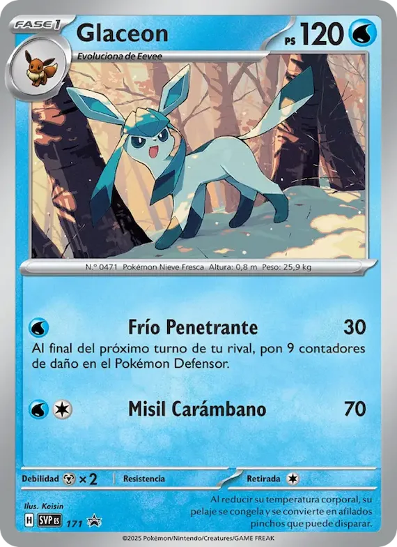 Glaceon 171 – SVP Black Star Promos