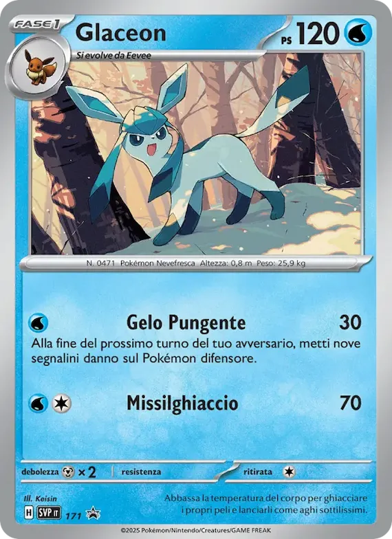 Glaceon 171 – SVP Black Star Promos