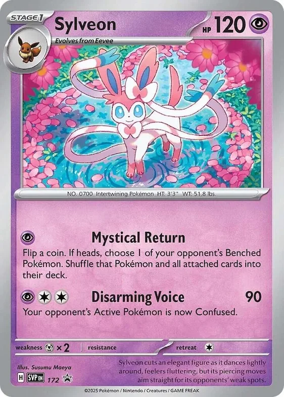 Sylveon - 172 (Cosmos Holo) #172 – Scarlet & Violet Promo Cards
