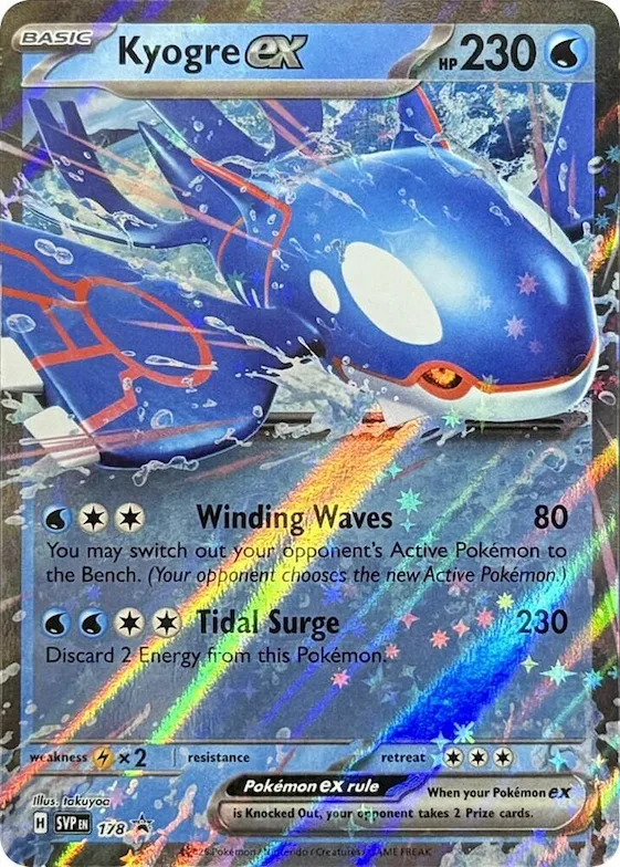 Kyogre ex - 178 #178 – Scarlet & Violet Promo Cards