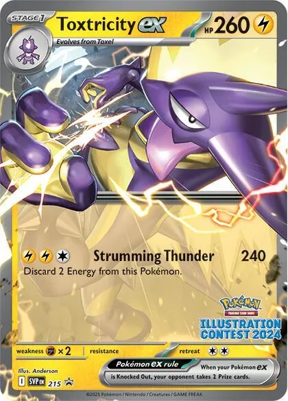Toxtricity ex - 215 (Illustration Contest 2024) #215 – Scarlet & Violet Promo Cards