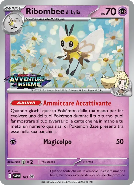 Ribombee di Lylia 183 – SVP Black Star Promos