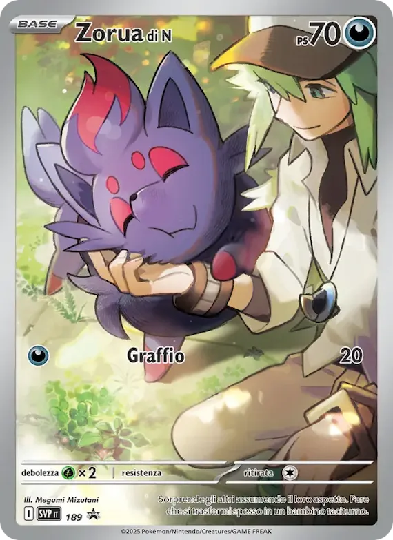 Zorua di N 189 – SVP Black Star Promos