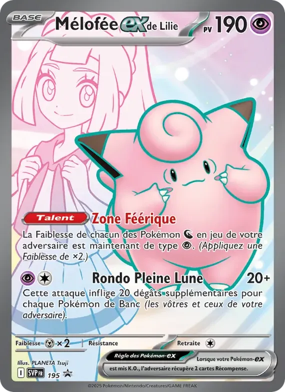 Mélofée-ex de Lilie 195 – SVP Black Star Promos