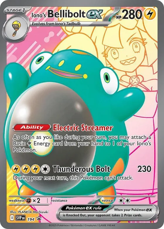 Iono's Bellibolt ex - 194 #194 – Scarlet & Violet Promo Cards