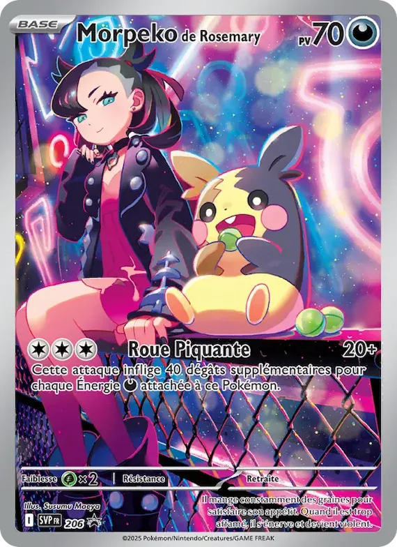 Morpeko de Rosemary 206 – SVP Black Star Promos